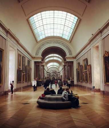 Inside Louvre Museum
